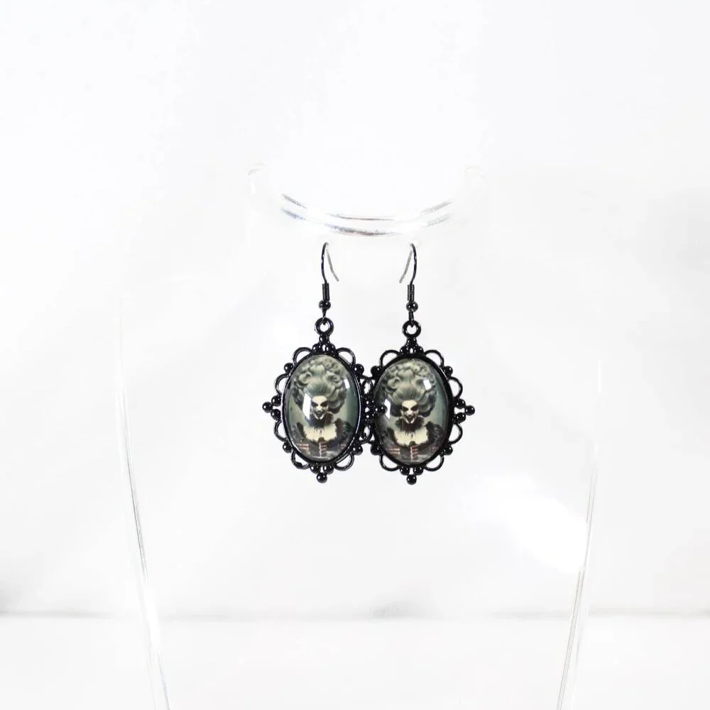 Gothic Victorian Let Them Eat Cake Marie Antoinette Gothic Victorian Earrings